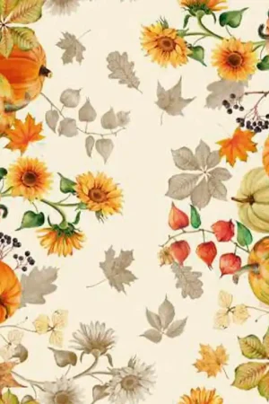 Tessuto Recycled Canvas Print Katia - Halloween Panel Affare