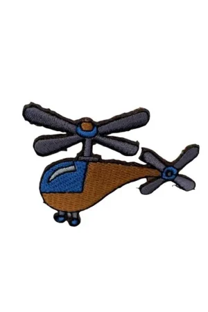 Prezzo Conveniente Applicazione Ricamo Elicottero Termoadesivo Patch 6x5 Cm