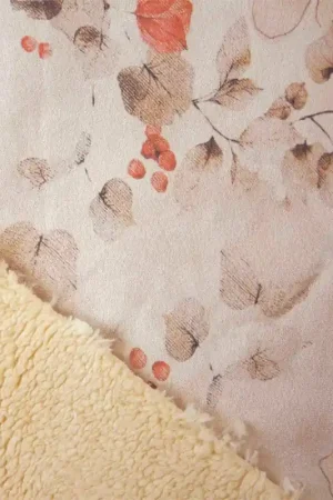 Tessuto Sherpa Bonded Suede Print Katia - Joplin Cream Compra Online