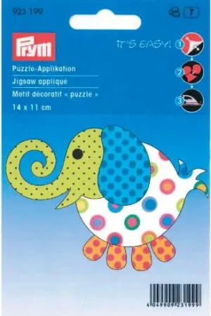 Spedito Oggi Etichetta ricamata - Elefante - Prym