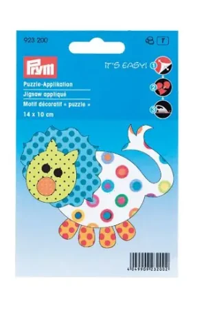 Etichetta ricamata - Leone - Prym Novità