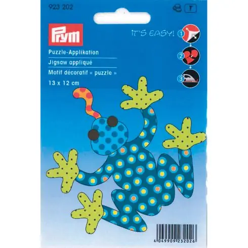 Subito Disponibile Etichetta ricamata - Rana - Prym