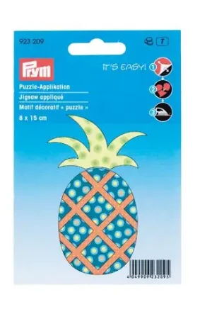 Etichetta ricamata - Ananas - Prym Promozione Esclusiva