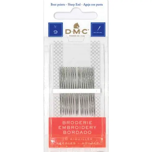 Aghi da ricamo - Ago da ricamo n. 9 - DMC Solo Oggi