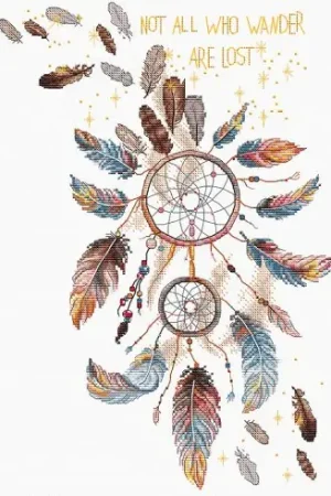 Prezzo Scontato kit ricamo a punto croce - Non smettere mai di sognare - Letistitch