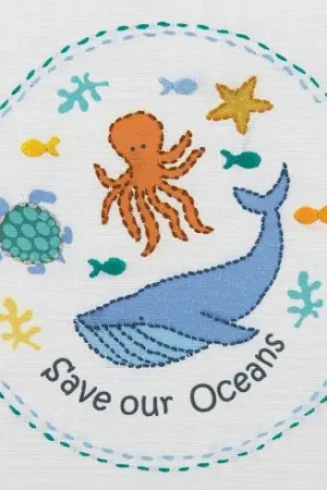 Super Prezzo Kit di ricamo per bambini - Salvare i nostri oceani - Anchor