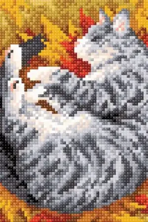 Ultima Occasione Kit ricamo diamante - Pisolino autunnale - Collection d'Art