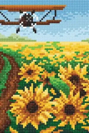 Offerta Del Giorno Kit ricamo diamante - Campi di girasoli - Collection d'Art