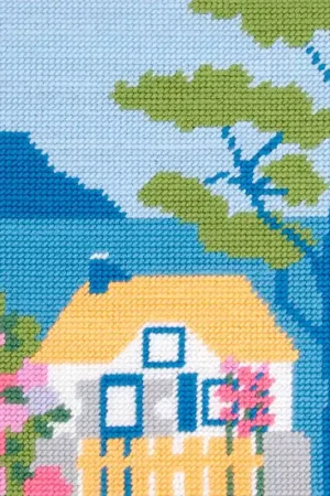 Consegna Rapida Canovaccio Stampato Baita - DMC