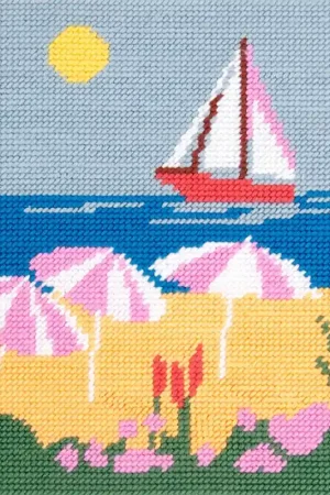 Offerta Canovaccio Stampato Penelope Spiaggia - DMC