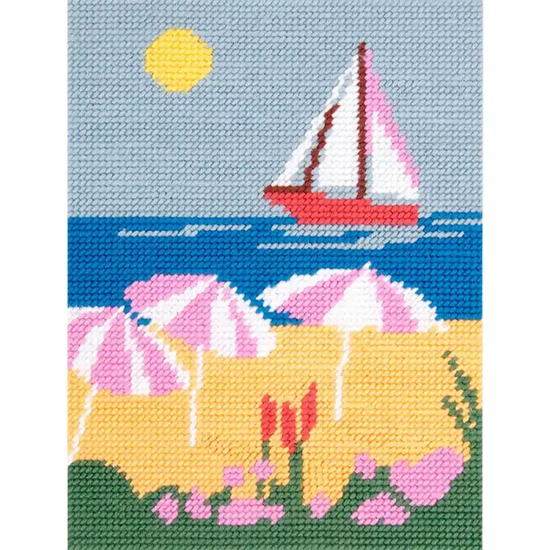 Offerta Canovaccio Stampato Penelope Spiaggia - DMC