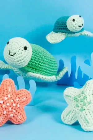 Kit Amigurumi - Tartaruga Marina - DMC Quantità Limitata