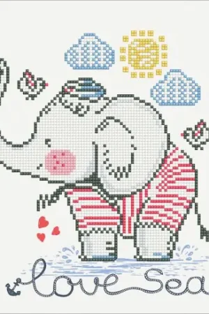Compra Adesso Kit ricamo diamante - Amore del mare - Diamond Dotz