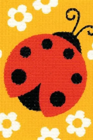 Kit di tela per bambini - Coccinella - Vervaco Spedito Oggi