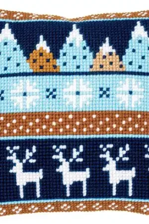 Kit cuscino fori grossi - Modelli invernali 2 - Vervaco Soddisfatti O Rimborsati