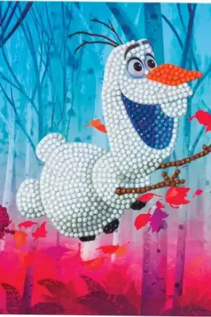 Carta con ricamo a diamante - Olaf che galleggia - Crystal Art D.I.Y Soddisfatti O Rimborsati