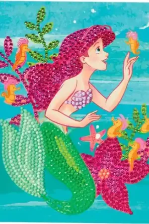 Pagamento Sicuro Carta con ricamo a diamante - Ariel - Crystal Art D.I.Y