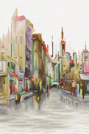 Must-Have kit ricamo a punto croce - Bozza urbana - Nova Sloboda