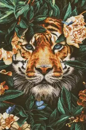 kit ricamo a punto croce - Giungla, paradiso selvaggio - Nova Sloboda Acquista Ora