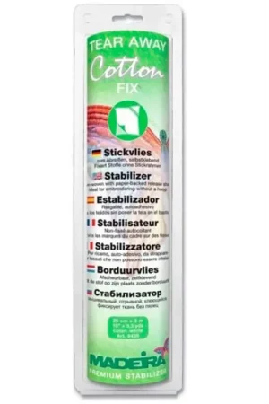 Stabilizzatore Adesivo Cotton Fix 30 cm x 3 metri - Madeira Popolare