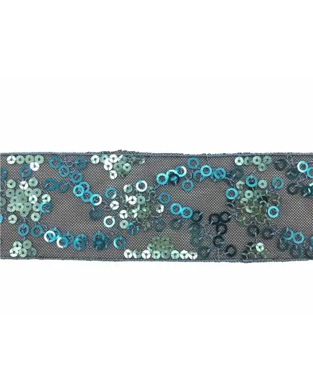 50 Cm Passamaneria Paillettes Tulle Alta 6 Cm Subito Disponibile