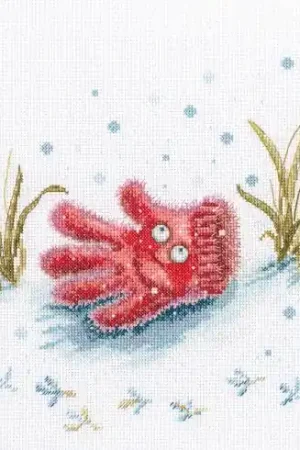 Consegna Rapida kit ricamo a punto croce - Guanto di fortuna - RTO