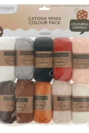 Pack da 10 gomitoli Scheepjes Catona Colourful Cravings 10x25 grammi Vendita Finale