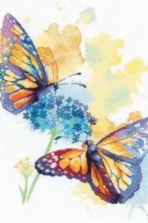 kit ricamo a punto croce - Volo colorato - Riolis Novità