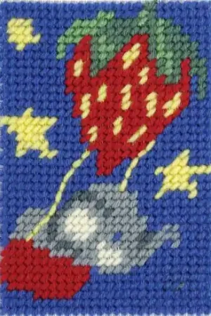 Non Perdere Kit di tela per bambini - Il palloncino alla fragola - DMC