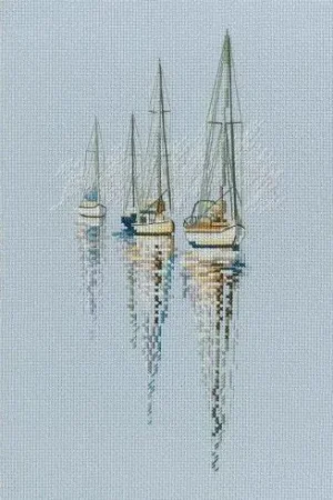 kit ricamo a punto croce - Mare tranquillo - RTO Soddisfatti O Rimborsati