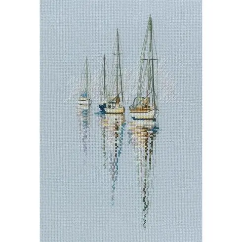 kit ricamo a punto croce - Mare tranquillo - RTO Soddisfatti O Rimborsati