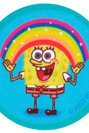 Acquista Ora Patch Termoadesiva SpongeBob con Arcobaleno