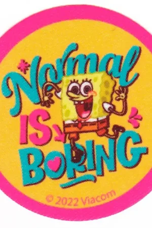 Patch Termoadesiva SpongeBob Normal is Boring Acquista Ora