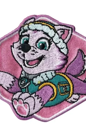 Patch Termoadesiva Ricamata Paw Patrol Everest in Azione Popolare