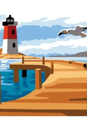 Kit di tela per bambini - Il pontile - Margot de Paris Occasione