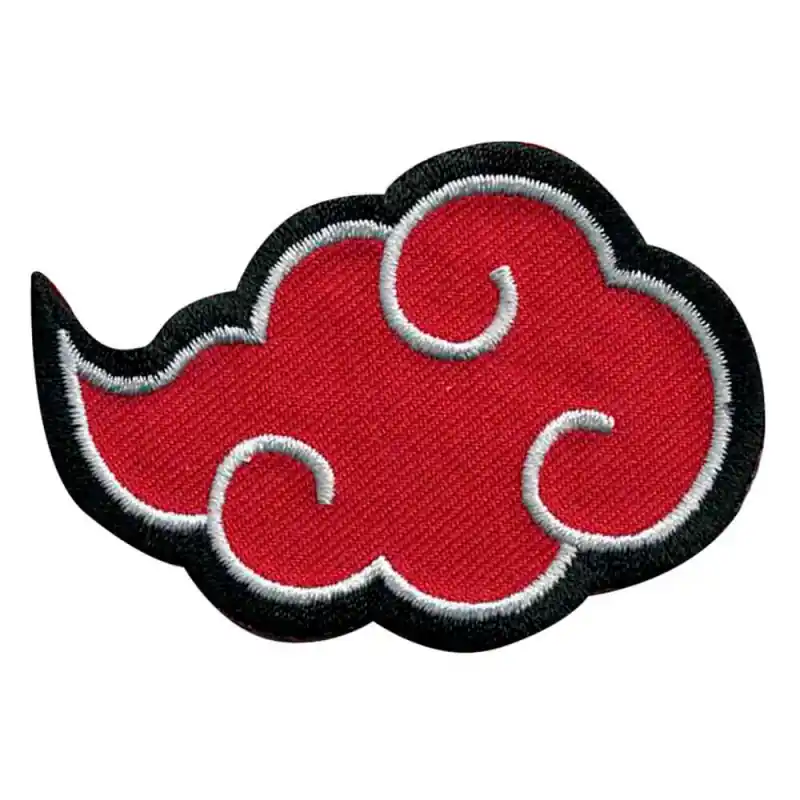 Super Prezzo Patch Termoadesiva Ricamata Naruto Nuvola Rossa Akatsuki