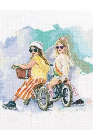 Non Perdere kit ricamo a punto croce - Gruppo di ragazze - RTO