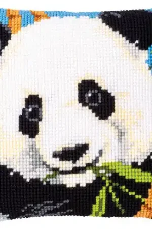 Kit cuscino fori grossi - Panda - Vervaco Vendita Finale