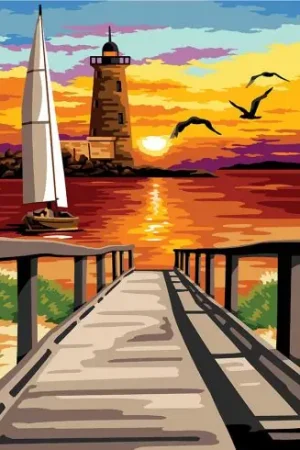 Ultime Pezzi Canovaccio antico - Il pontile - Margot de Paris