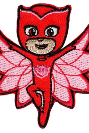 Patch Termoadesiva Ricamata PJ Masks Owlette in Volo Occasione Imperdibile