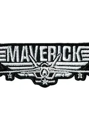 Patch Termoadesiva Ricamata Top Gun Maverick Ali da Pilota Super Prezzo