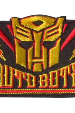 Ordina Subito Toppa Termoadesiva Ricamata- Transformers Autobots Dorato Retro