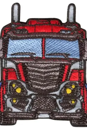 Novità Toppa Termoadesiva Ricamata Transformers -Camion Optimus Prime