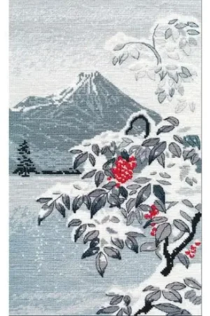 Promozione Esclusiva kit ricamo a punto croce - Inverno e paesaggio di montagna - Oven