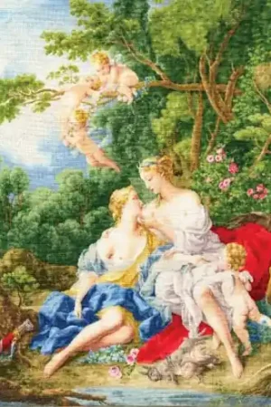 Reso Gratuito kit ricamo a punto croce - Giove e Callisto - Toison d'or