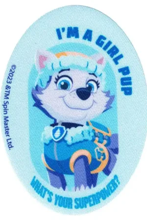 Ultima Occasione Patch Termoadesiva Paw Patrol Everest - Im a Girl Pup