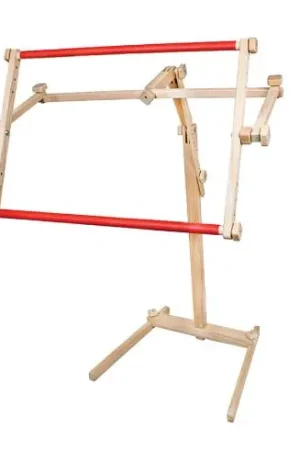 Telaio per ricamare - Telaio di legno a clip con supporto su piedistallo - 56 x 40 cm - Luca-S Spedizione Gratuita