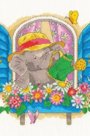 Affare kit ricamo a punto croce - Graziosi fiori - Bothy Threads