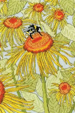 Must-Have kit ricamo a punto croce - Girasoli da giardino - Bothy Threads