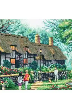 Spedizione Gratuita kit ricamo a punto croce - Serata accogliente - Charivna Mit